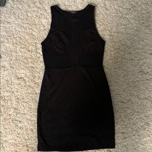 Black Sheer Mini Dress